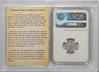 Ngc Vf Tiberius Denarius Biblical Penny Silver Ancient Coin Roman Empire