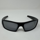 Oakley Gascan 12-856 Sunglasses Matte Black Black Iridium Polarized 60mm