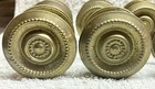 Antique Hardware Brass Drawer Pull Knob   Backplate Empire Federal Sheraton