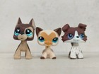 3pcs lot Littlest Pet Shop Figure Lps Cat Dog  817 3573 Kid Toy