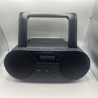 Sony Zs-ps50 Black Mini Cd Am Fm Radio Usb Aux Mp3 Audio Player Portable Tested
