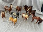 Huge Lot Of 9 Vintage Breyer Horses Clydesdales Foals