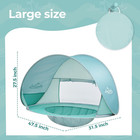 Monobeach Baby Beach Tent With Pool  Green Pop Up Sun 09