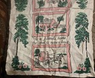Vtg Mcm  Linen Tea Towel Kitchen Friendship Motif