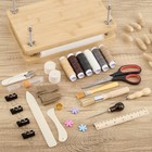 Manual Book Binding Press Kit Solid Wood Binding Set For Journals  Scrapbooks