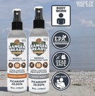2 pk Ranger Ready Insect Repellent 20  Spray Zero Scent   Ranger Orange 6 0 Oz