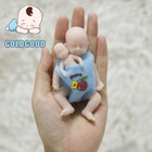  Full Silicone Cute Mini 1 9  Girl Doll   3 9  Boy Doll Soft Reborn Baby Dolls 