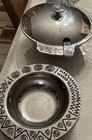 Vintage Pewter Wilton Armetale Reggae Tureen   Ladle   Lid 4 Bowls 7 Pc Set