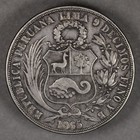 1865 Peru Silver 1 Sol