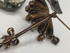 Art Deco Hungarian Sterling Umbrella Pin