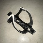 Genuine Supacaz Fly Carbon Fiber Off White Black Bike Water Bottle Cage Gloss