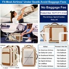 Travel Backpack For Women Airline Approved Carry On Large-25l  Beige