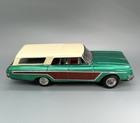 Vtg Japan Friction 1964 Plymouth Fury Station Wagon   Kusama Toys Tin Litho