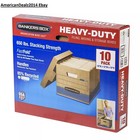 Bankers Box Heavy Duty Storage Boxes  10  X 12  X 15   10 Pack   Kraft Brown