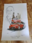 Sergio Scaglietti  Ferrari  2004s Signed Poster Ferrari Club Maranello 