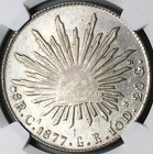 1877-ca Gr Ngc Au Mexico 8 Reales Chihuahua Mint Scarce Silver Coin  24040203c 