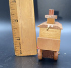 Vintage 1978 Gibson Wood Train Caboose Ornament 71a-1163i