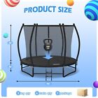 Trampoline 8ft 14ft Recreational Trampoline With Safety Enclosure Net   Ladder
