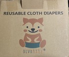 Lot Of  12 Alva Baby Cloth Diapers Inserts-one Size Fits All- New With Tags