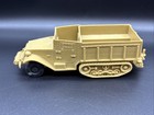 Marx Desert Fox Half Track Truck Wwii Ww2 Play Set Plastic Toys Tan Vintage