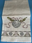 Cottage Core Shell Linen Tea Towel