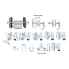 Rolling Gate Hardware Kit  Heavy Duty Sliding Gate Rollers Wheels Kit