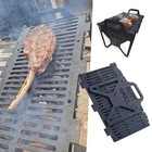 Slot Grill Collapsible Bbq Grill For Easy Storage portable Stainless Adjustable