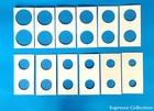 100 Assorted Coin Holders 2x2 Cardboard Mylar Flips You Pick Size New 12 Sizes