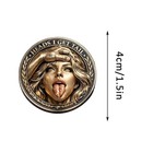 Heads I Get Tail tails I Get Head Humorous Prank Commemorative Coin