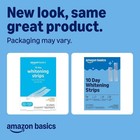 Amazon Basics 10 Day Teeth Whitening Strips Kit  20 Strips  Enamel Safe  1 Pack