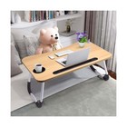 Slendor Lap Desk With Cup Holder  Foldable Laptop Table For Bed  Portable Bed   