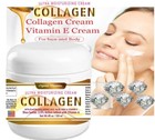 5 Jar Pack Organic Collagen Beauty Cream 4oz Vitamin E Skin Care Colageno