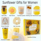 Sunflower Gift Basket For Women  Unique Thinking Of You Self Care For Mom sister