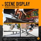 99  Skate Rail Skateboard Ramp Grind Rail For Inline Skates Adjustable Height