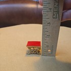 Vintage Ideal Petite Princess Bathroom Vanity Stool Dollhouse Furniture 60s Mcm