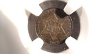 1862 1 Three Cent Silver Piece Ngc Ms64 Fs-301 Near Gem 3cs Coin  Buy It Now 