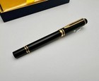 Waterman Le Man 100 Black   Gold Fountain Pen 18k   750 Gold Nib   Box   Ink