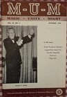 Lot 5 Mum Magic Unity Might Magazine Society American Magicians 1956 1957