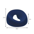 1pc U-shaped Inflatable Travel Neck Pillow With Press-to-inflate Air Cushion New