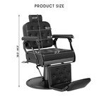 Black All Purpose Recline Vintage Barber Chair Hydraulic Heavy Duty Salon Beauty