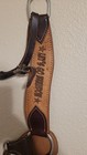 Western Ranch Or Roping Breast Collar With  let s Go Brandon  Stamped In Leather