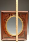 Antique Victorian Deep Well Picture Frame Ornate Oval Opening Stunning   