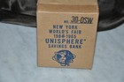 Vtg 1964-65 New York World s Fair Plastic Unisphere Globe Bank New In Sealed Box