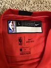 Nike Toronto Raptors Official Team Issued Shooting Shirt Nba  Av0919-657 Sz L