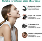 Swimming Ear Plugs For Adults 3 Pairs Waterproof Reusable Silicone Swim Earplugs