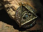 Metaphysical Magickal Spiritual All Seeing Eye Pendant