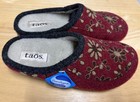 Taos Woolderness 2 Women   s Wool Felt Embroidered Mule Slippers Us 9 Eu40 M