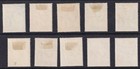 British Virgin Islands 1942 Ordinary Paper Set Sg110a 119a Mh Cv   59 5