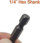 6pcs 35mm Jis Screwdriver Bit Set With Magnetic Tip  1 4 Hex Shank  S2 Alloy_ste