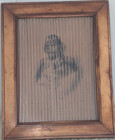 Rare Antique French Lenticular Anamorphosis Napolean Bonaparte